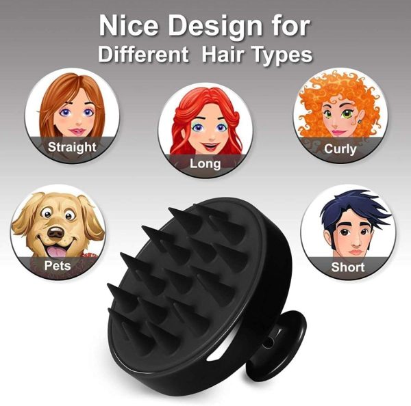 **Scalp S hampoo Massager Brush– Soft Bristles for All Hair Types**