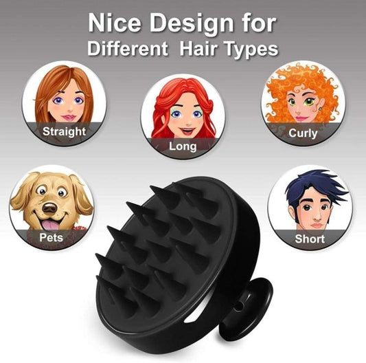 **Scalp S hampoo Massager Brush– Soft Bristles for All Hair Types**