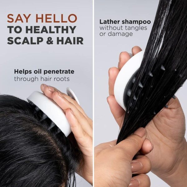 **Scalp S hampoo Massager Brush– Soft Bristles for All Hair Types**