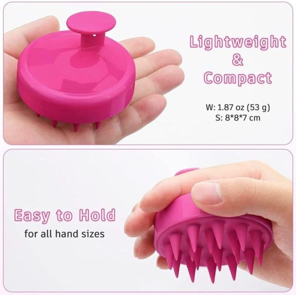 **Scalp S hampoo Massager Brush– Soft Bristles for All Hair Types**
