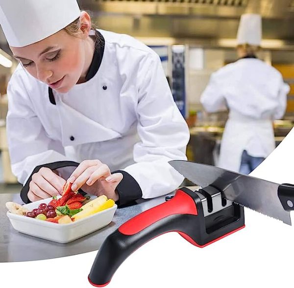 3-in-1 Knife Sharpener Set – Diamond Coated + Peeler + Ceramic Knife