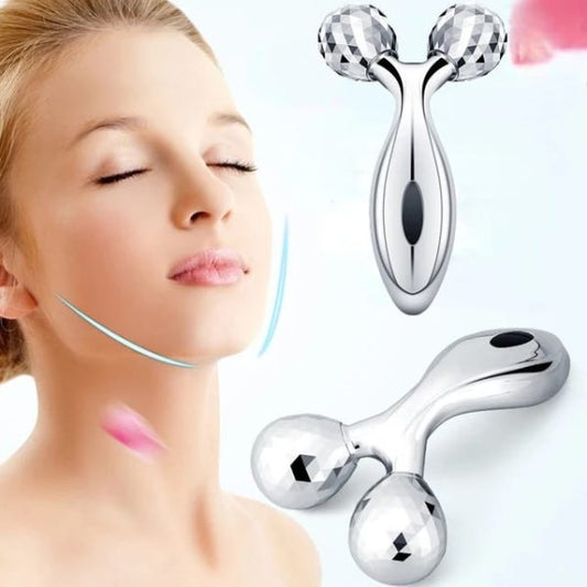 "3D Face Lifting Roller – Y-Shape Massager Tool"