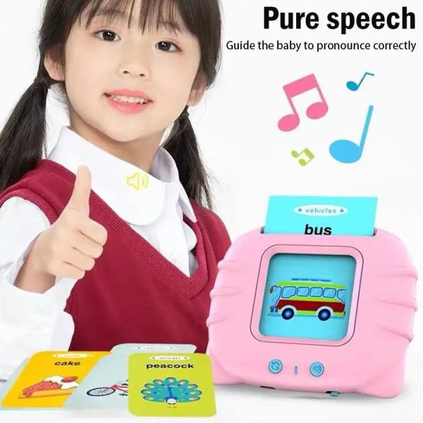 Baby Audible Flash Cards – Montessori English Learning Toy for Kids