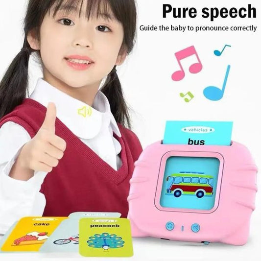Baby Audible Flash Cards – Montessori English Learning Toy for Kids