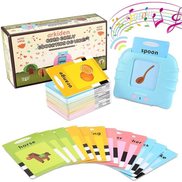 Baby Audible Flash Cards – Montessori English Learning Toy for Kids