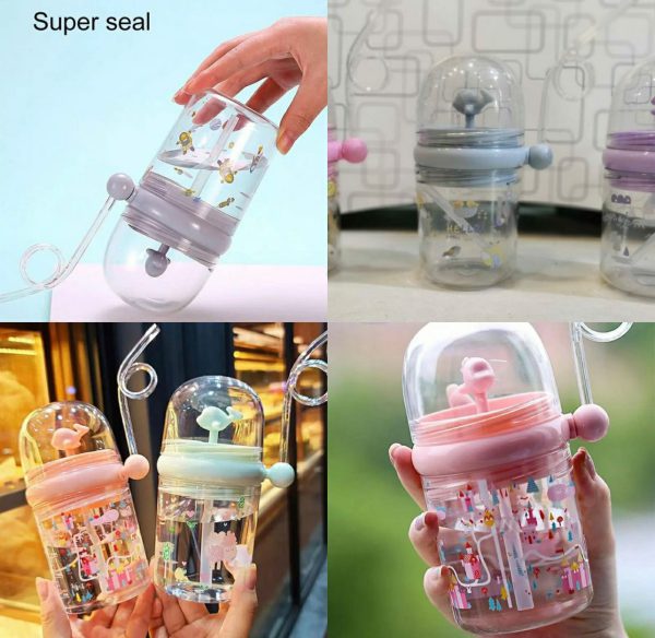 Whale Spray Sippy Cup – Portable Cartoon Bottle for Kids
