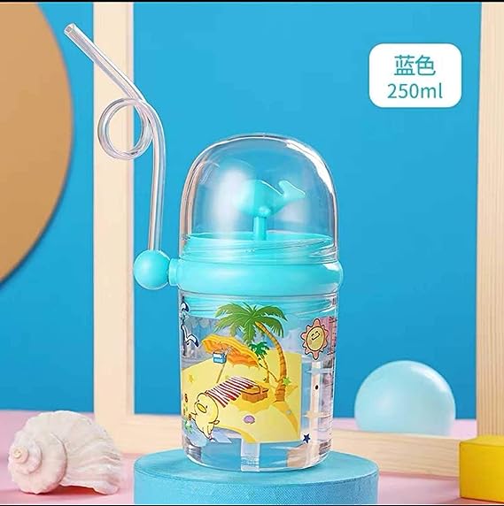Whale Spray Sippy Cup – Portable Cartoon Bottle for Kids