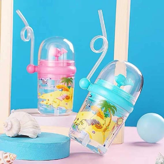 Whale Spray Sippy Cup – Portable Cartoon Bottle for Kids