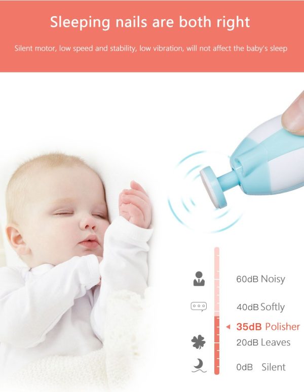 Portable Electric Baby Nail Trimmer & Grinder