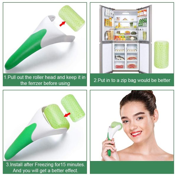Cooling Ice Face Roller – Anti-Puff, Anti-Wrinkle Massager
