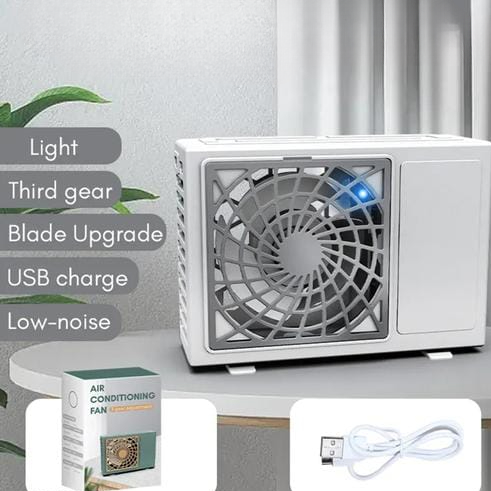 USB Mini Cooling Fan – 3 Speeds, Travel-Friendly