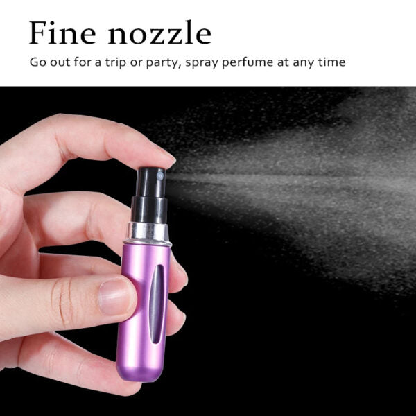 Portable Refillable Mini Perfume Atomizer Bottle – 5ml Travel Spray